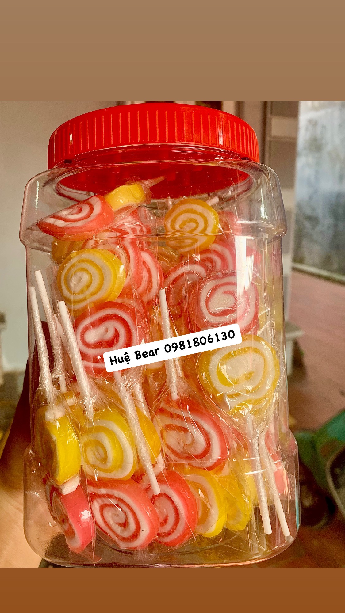 Hot hộp 50que kẹo mút dẻo 2xien