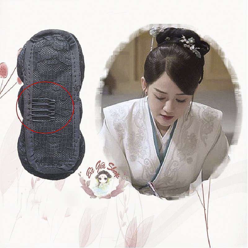 Búi tóc cổ trang búi xoắn 15cm