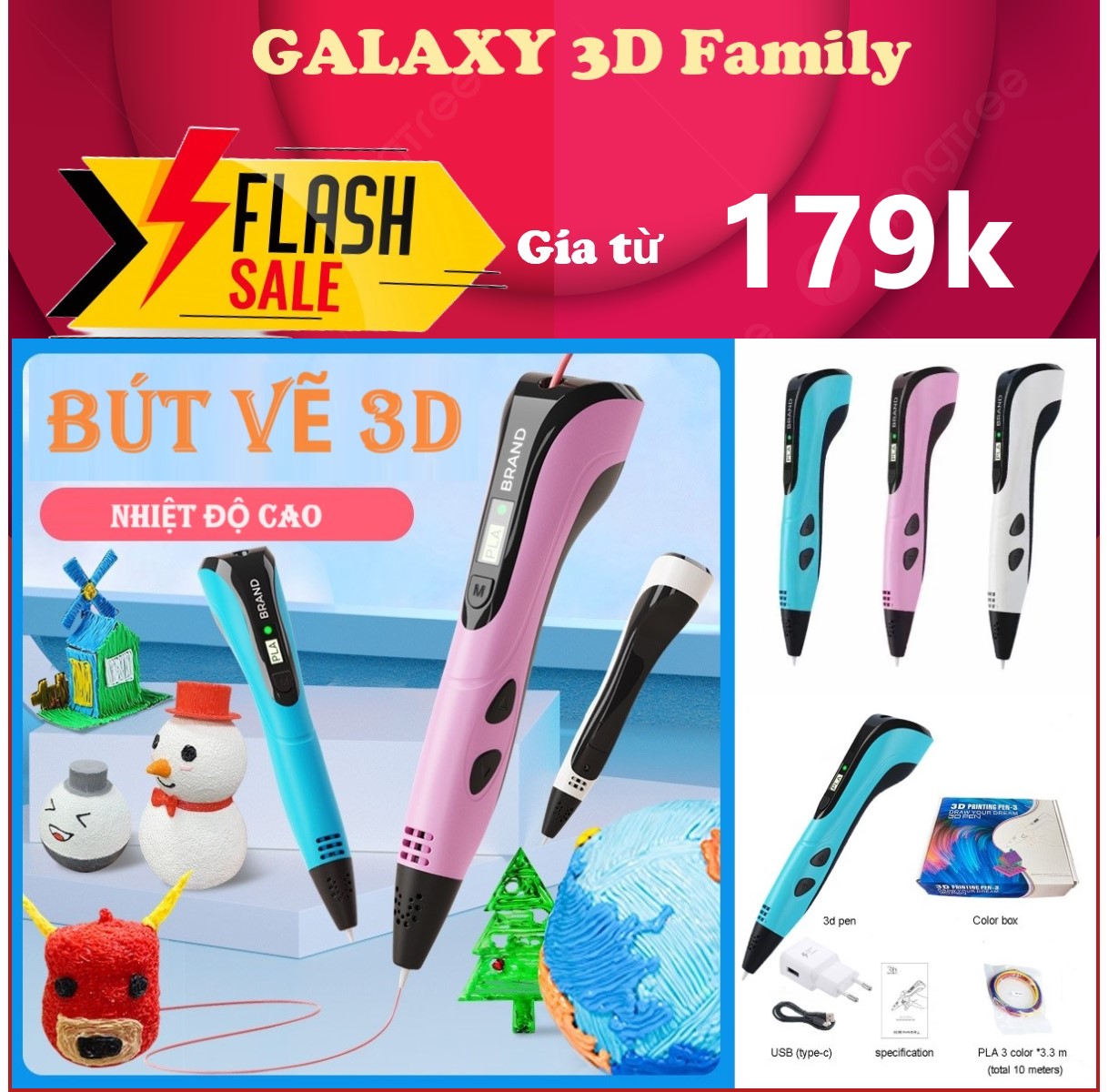 Bút vẽ 3D 2023