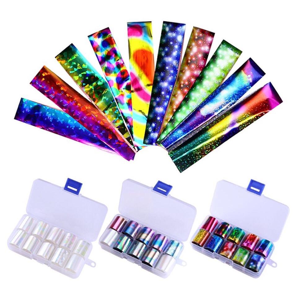 Giấy Foil Hologram Dán Móng Nghệ Thuật 2.5*100cm