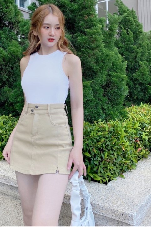 Áo ba lỗ sát nách croptop nữ ôm body chất thun 4 chiều mềm mịn co giản thoải mái