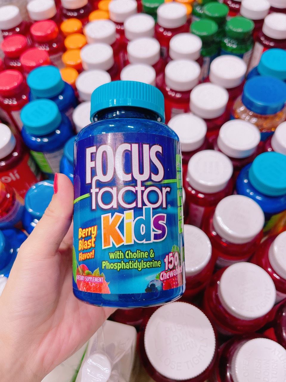 Viên bổ não tăng cường trí nhớ cho trẻ từ 4 tuổi - focus factor kids