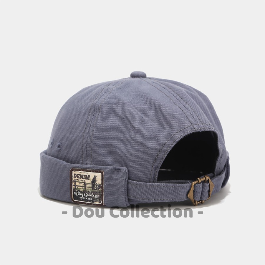Mũ nón tròn dưa hấu không vành cao cấp unisex phong cách rento - demin - mã nv017