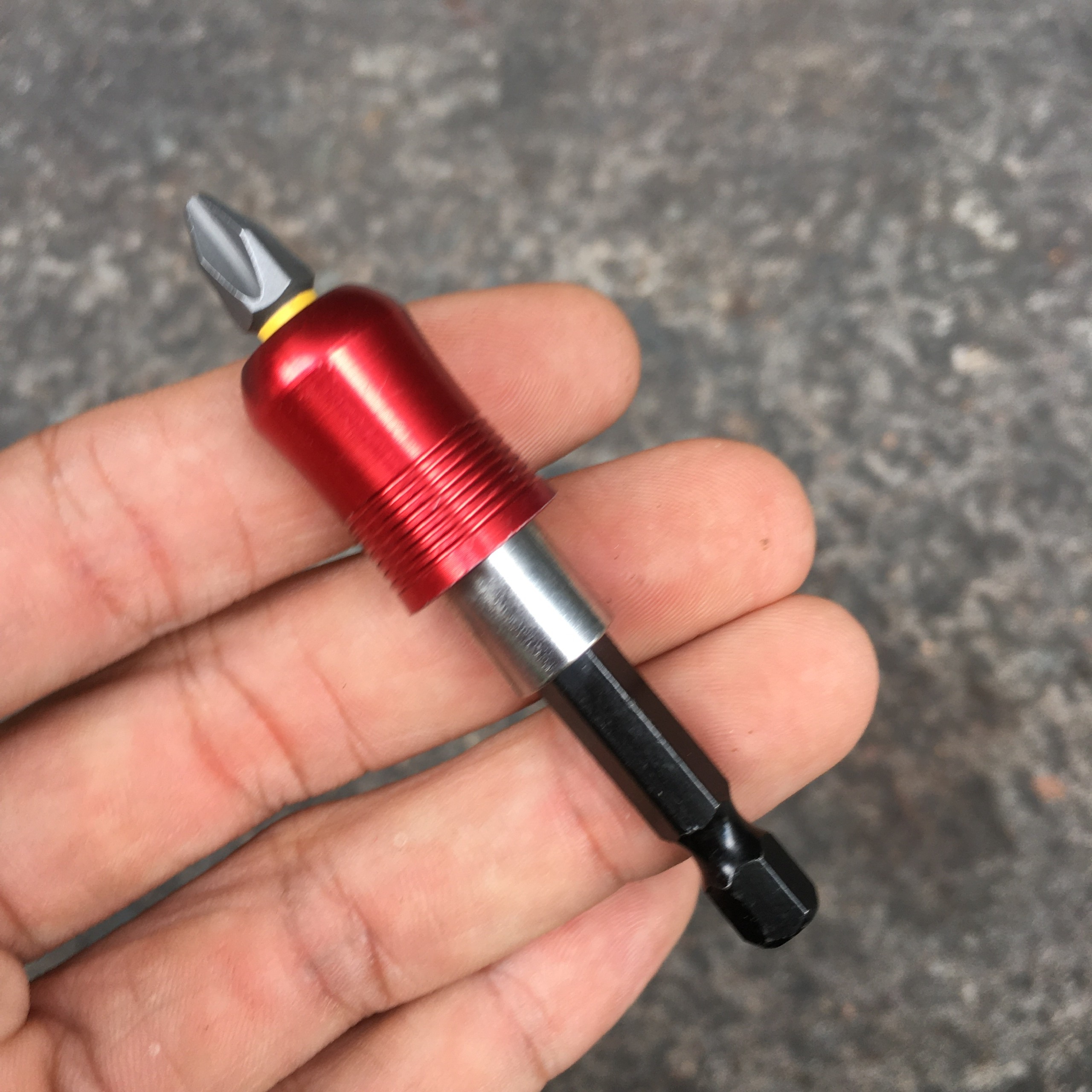 Đầu Nối Vít Nhanh Màu Đỏ Dài 6cm