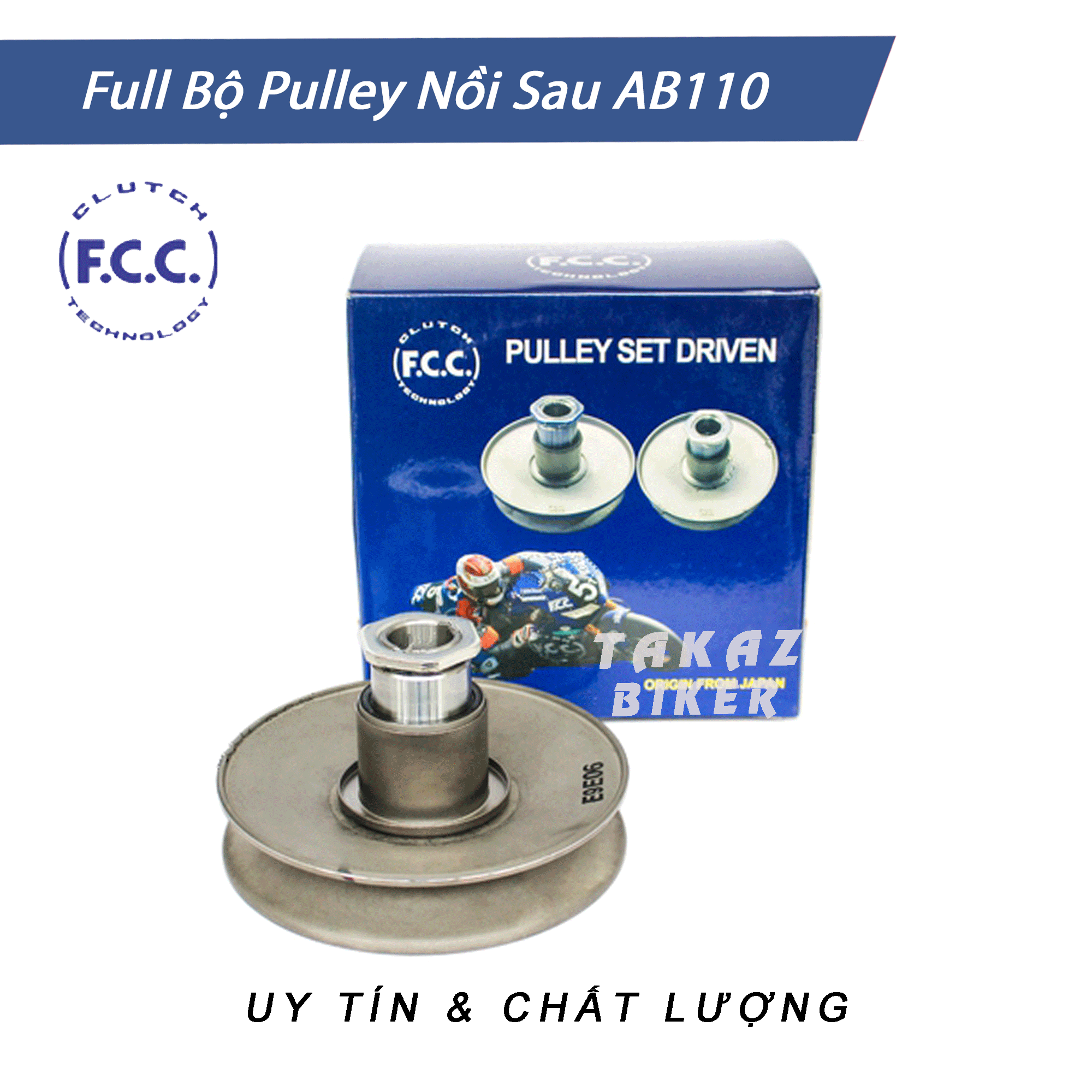[HCM][AB110 2007-2012 - Vison 2011-2013 - Atila Victoria ] Pulley FCC Nồi Sau Xe AB110 2007-2012 - Atila Victoria - Vison 2011-2013
