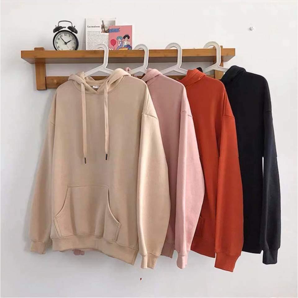 Áo hoodie trơn cá tính dtr0919