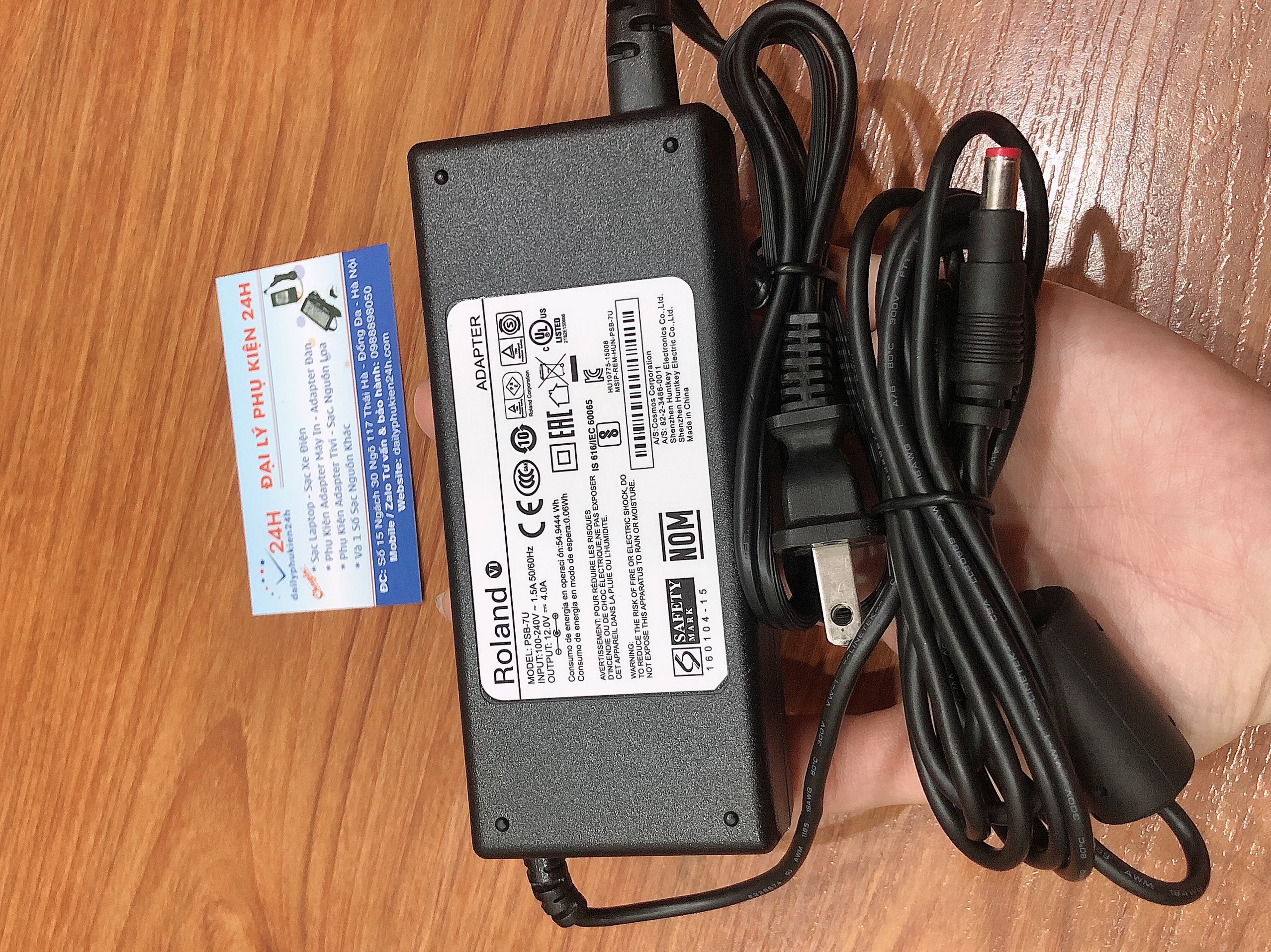 NGUỒN-ADAPTER ROLAND PSB-7U (bảo hành 12 tháng)