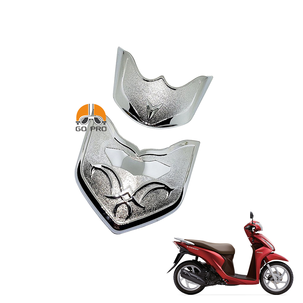 Combo Ốp Mỏ & Đuôi Dè VISION Nhựa Xi