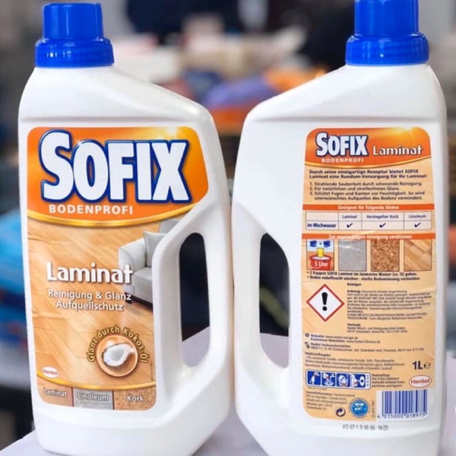 (HCM)Nước lău sàn gỗ Sofix Laminate  1L - Đức