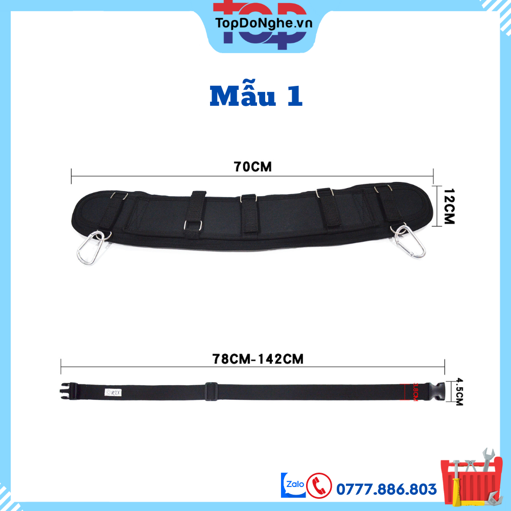 Dây đai đeo túi đồ nghề điện thương hiệu RTX