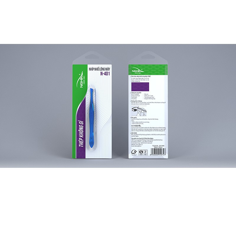 [HCM]Kềm Nghĩa - Nhíp N-401 ( nhiều màu - màu ngẫu nhiên tùy đợt công ty)