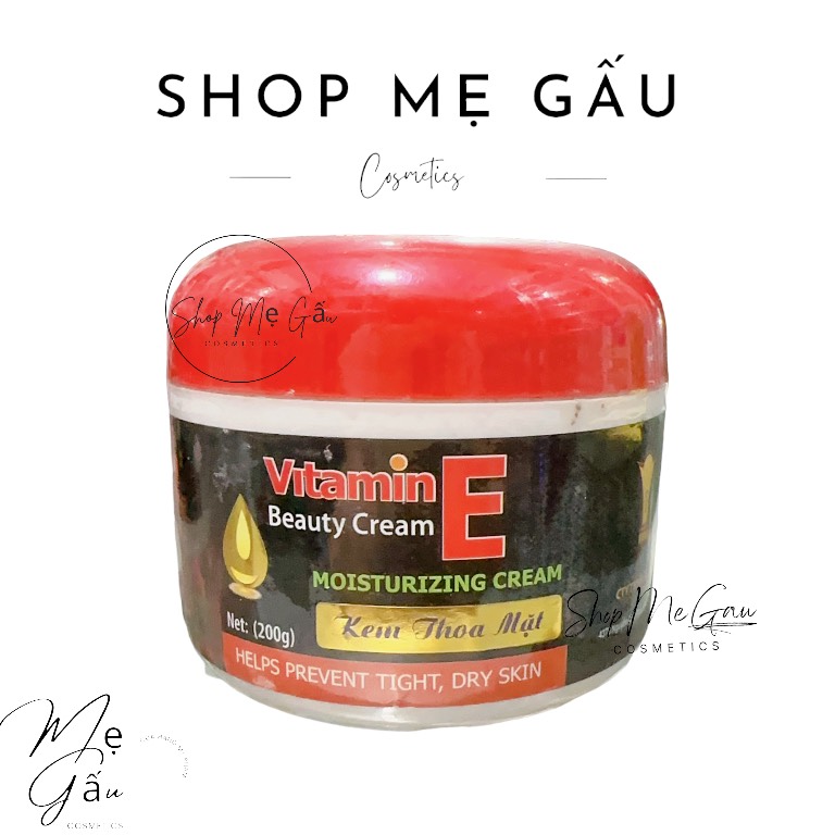 Kem dưỡng thoa mặt Vitamin Care Vitamin E 200g(nắp cam)