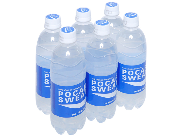 6 chai nước khoáng i-on Pocari Sweat 500mll