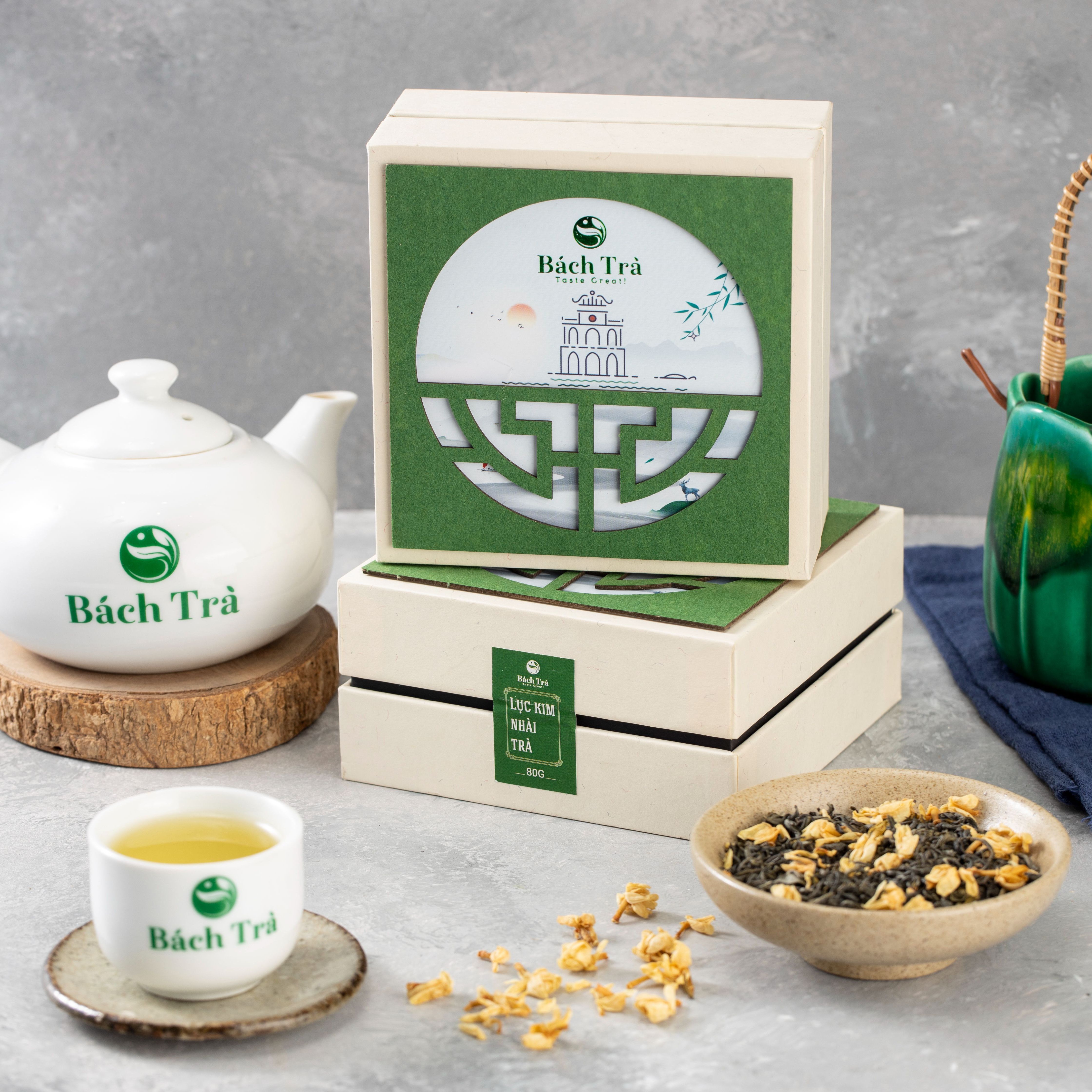 Lục Kim Nhài Trà - Bách Trà (80g)