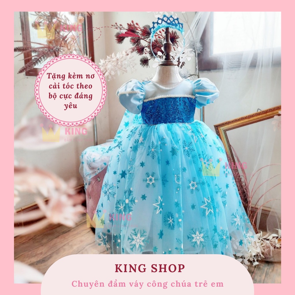 Đầm hoá trang công chúa elsa cho bé gái giá rẻ – DoChoBeYeu.com