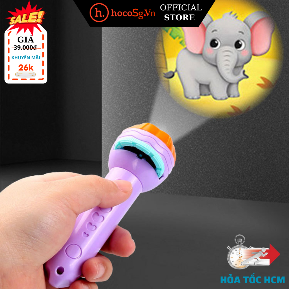Đèn Pin Chiếu 24 hình ảnh cho bé (hình micoro)