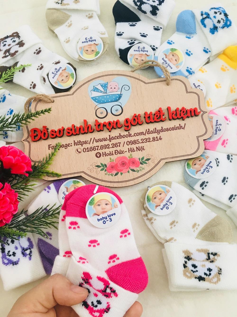 SET 2 ĐÔI TẤT CỔ CAO CHO BÉ SƠ SINH