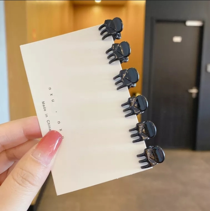 Kẹp tóc mái trơn màu sắc ngọt ngào