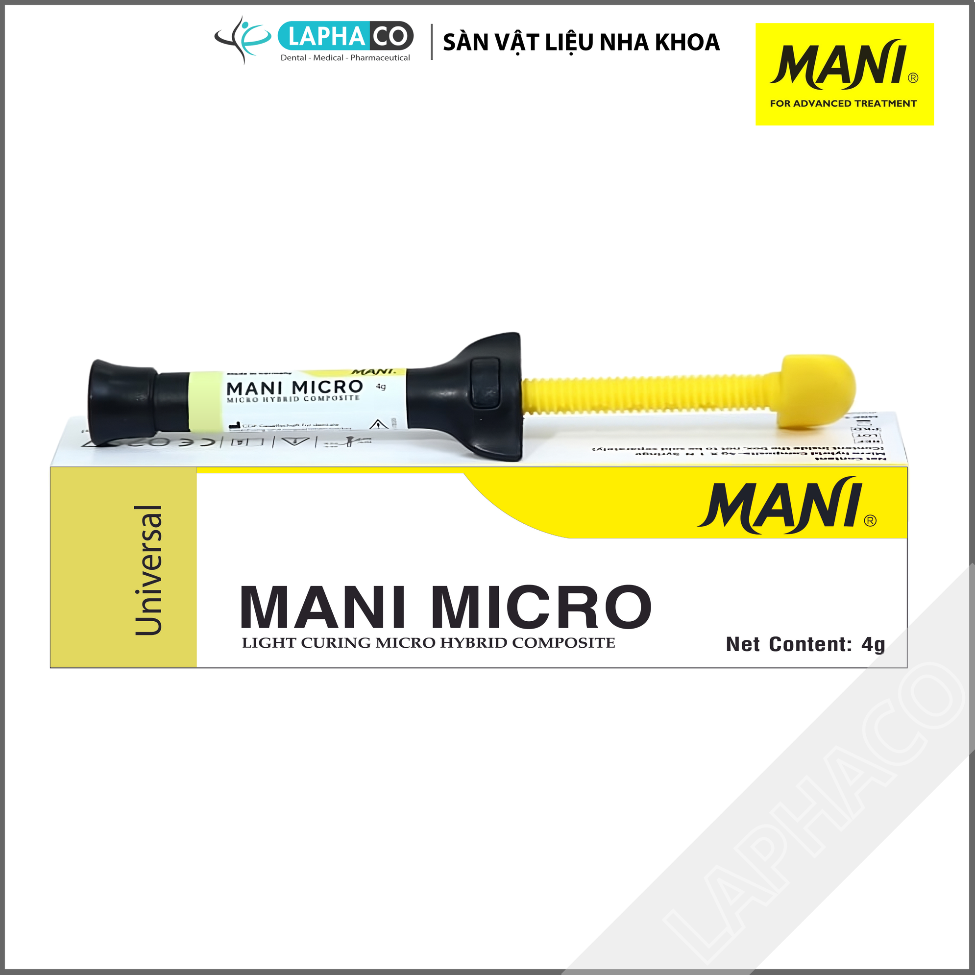 Composite lai trám thẩm mỹ Mani Micro