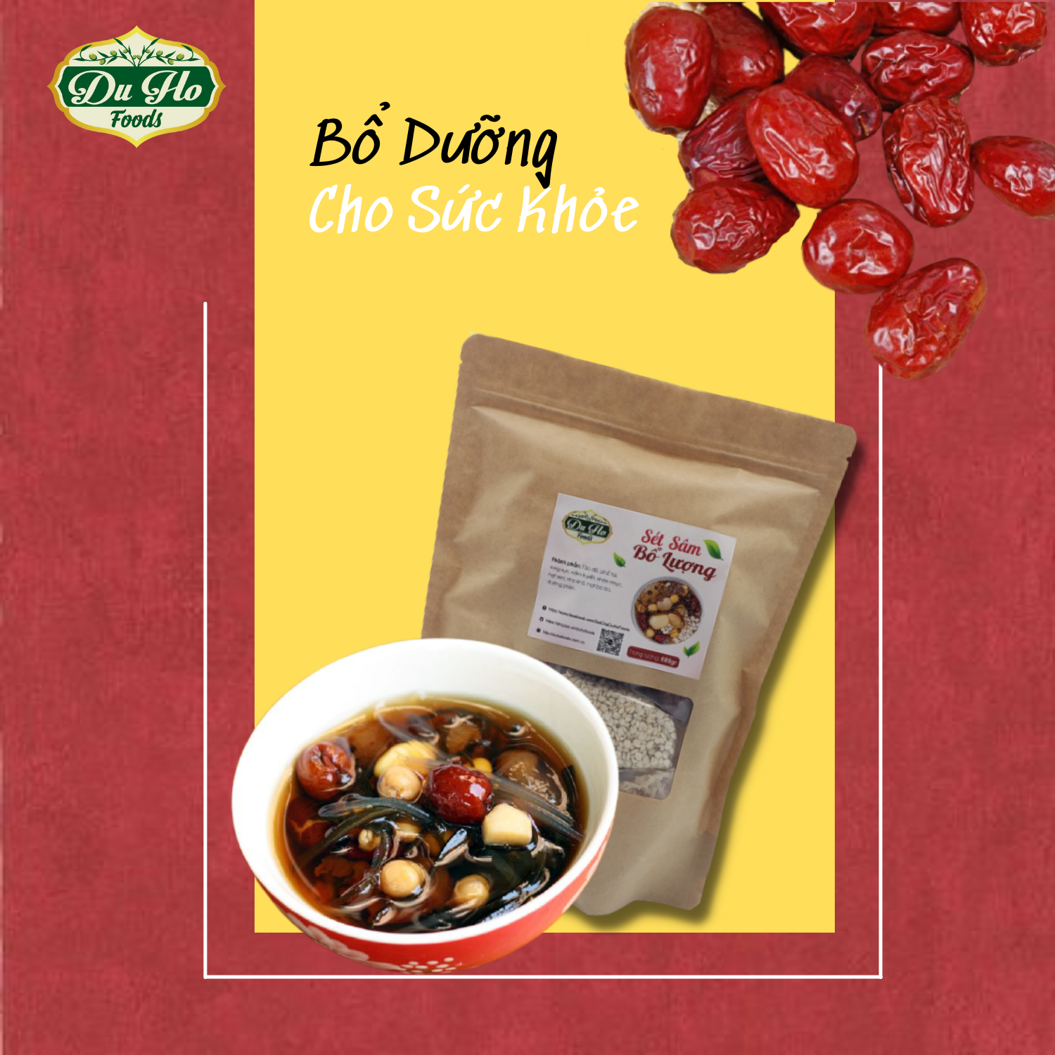 Set Sâm Bổ Lượng - Set Chè Tự Nấu Tại Nhà
