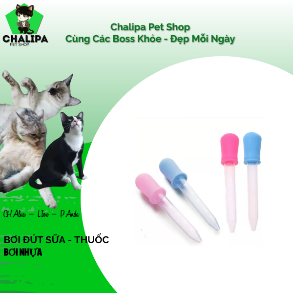 Ống đút sữa (ống bơm sữa) cho hamster, thỏ, bọ, sóc, chó, mèo...