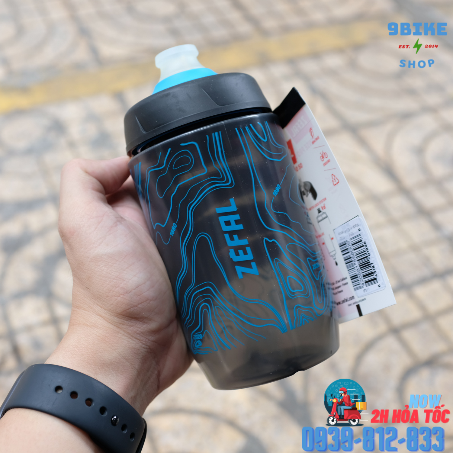 Bình nước xe đạp nhỏ gon Zefal Sense Pro 500ml