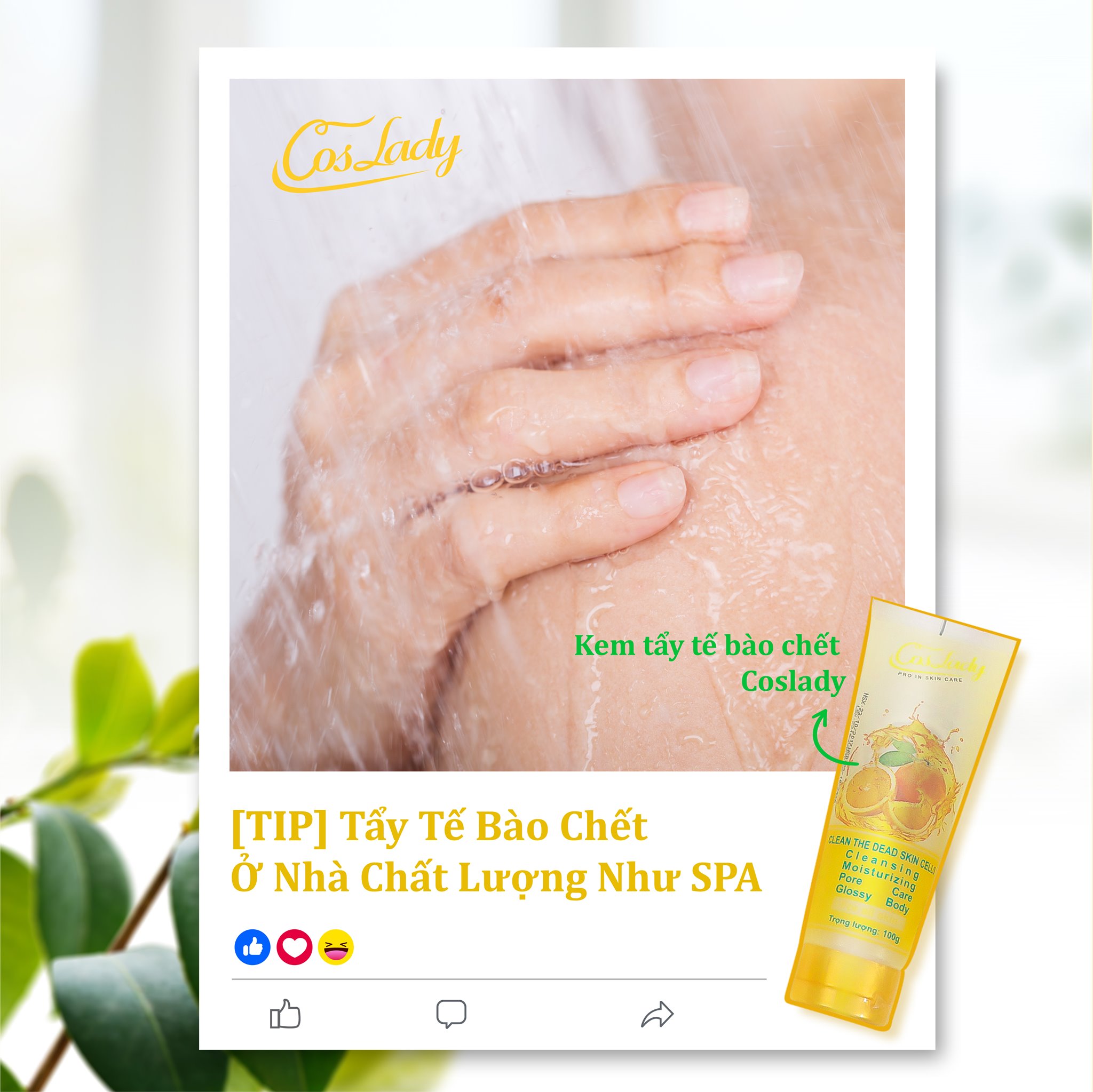 TẨY TẾ BÀO CHẾT COSLADY 100ML