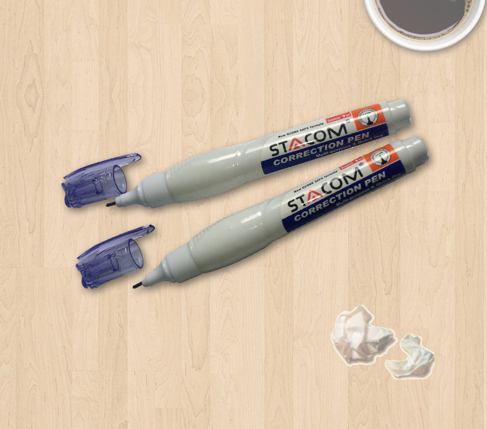 Bút Xóa Đầu Kim Thân Dài STACOM - Dung Tích 9ml - CP104 - Tiện Lợi, Dễ Sử Dụng và An Toàn