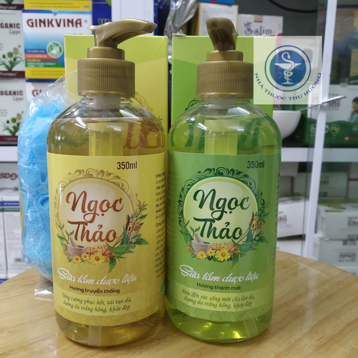 Sữa tắm dược liệu Ngọc Thảo chai 350ml