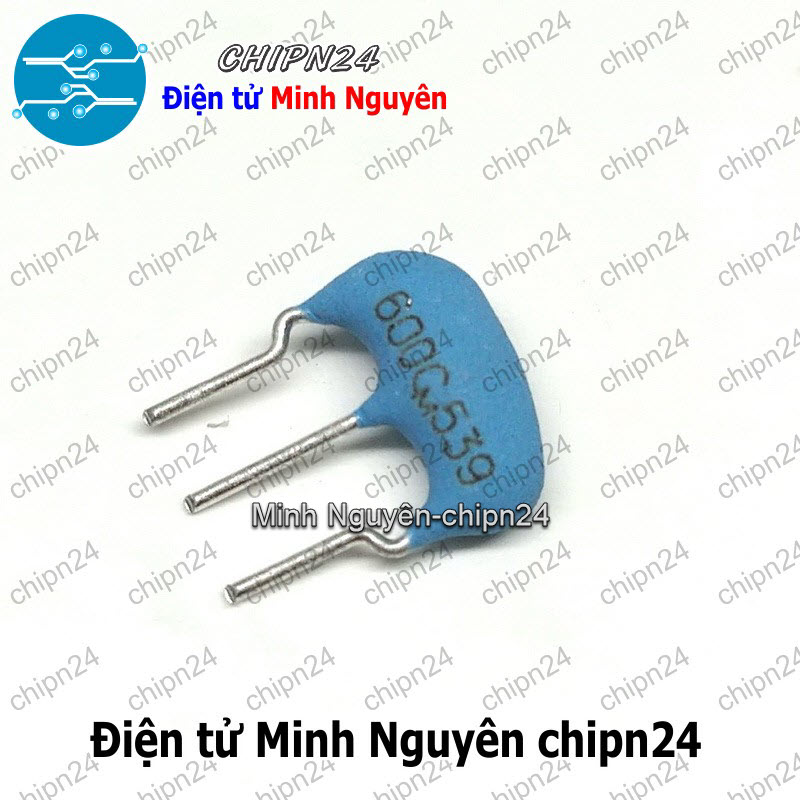 [3 con] (K340) Thạch anh 3 chân 6M (dùng cho máy giặt, điều hòa 6MHz) - HH006055