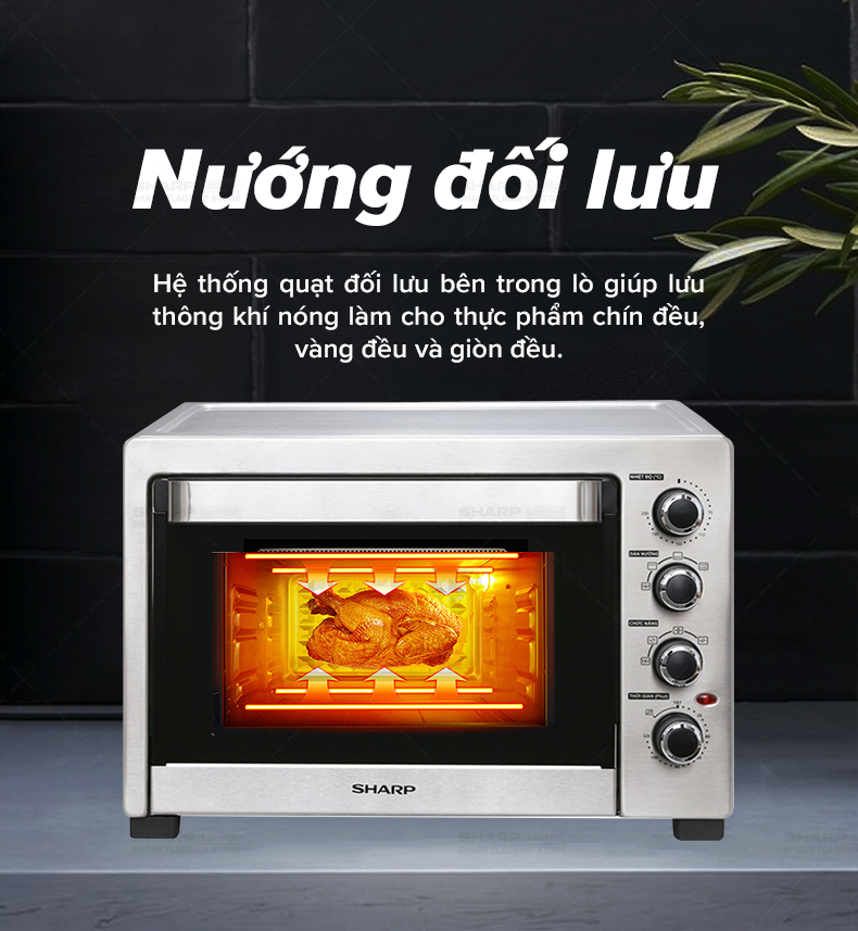 Lò Nướng Điện Sharp EO-A384RCSV-ST 38L