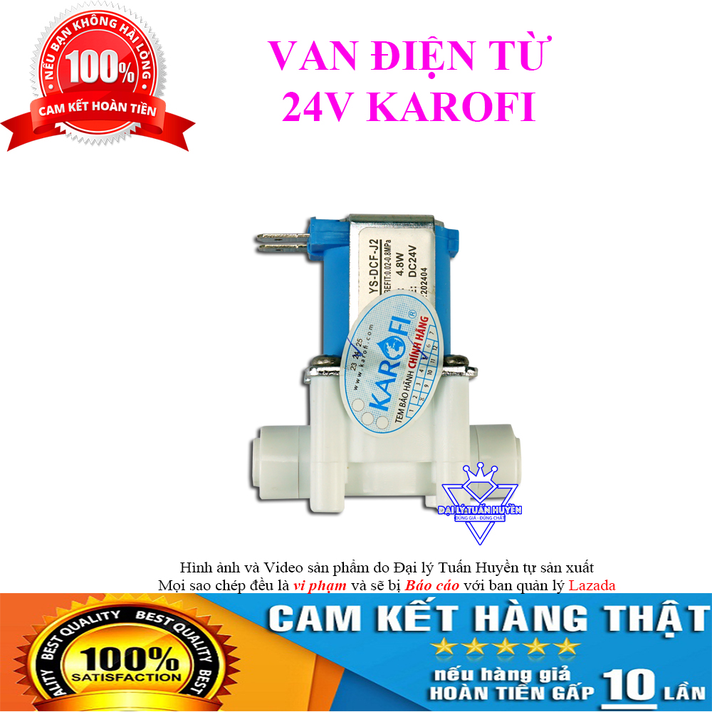 Van điện từ Karofi dùng cho máy lọc nước RO