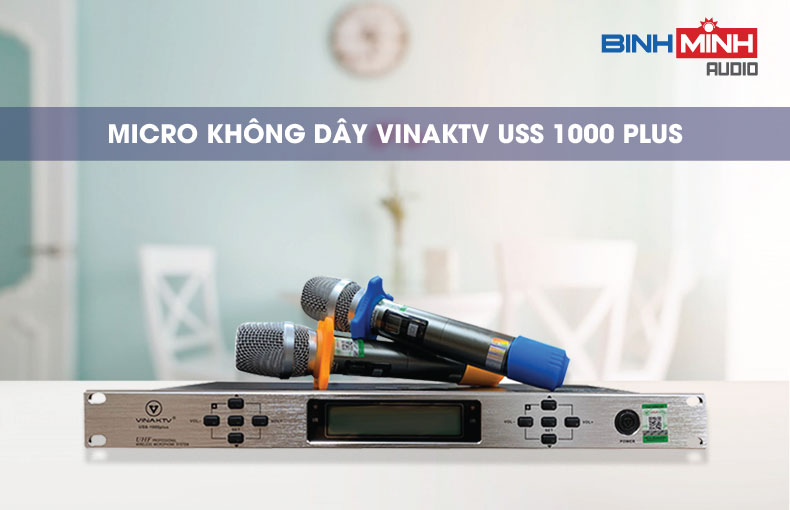 Micro không dây VinaKTV USS 1000 Plus