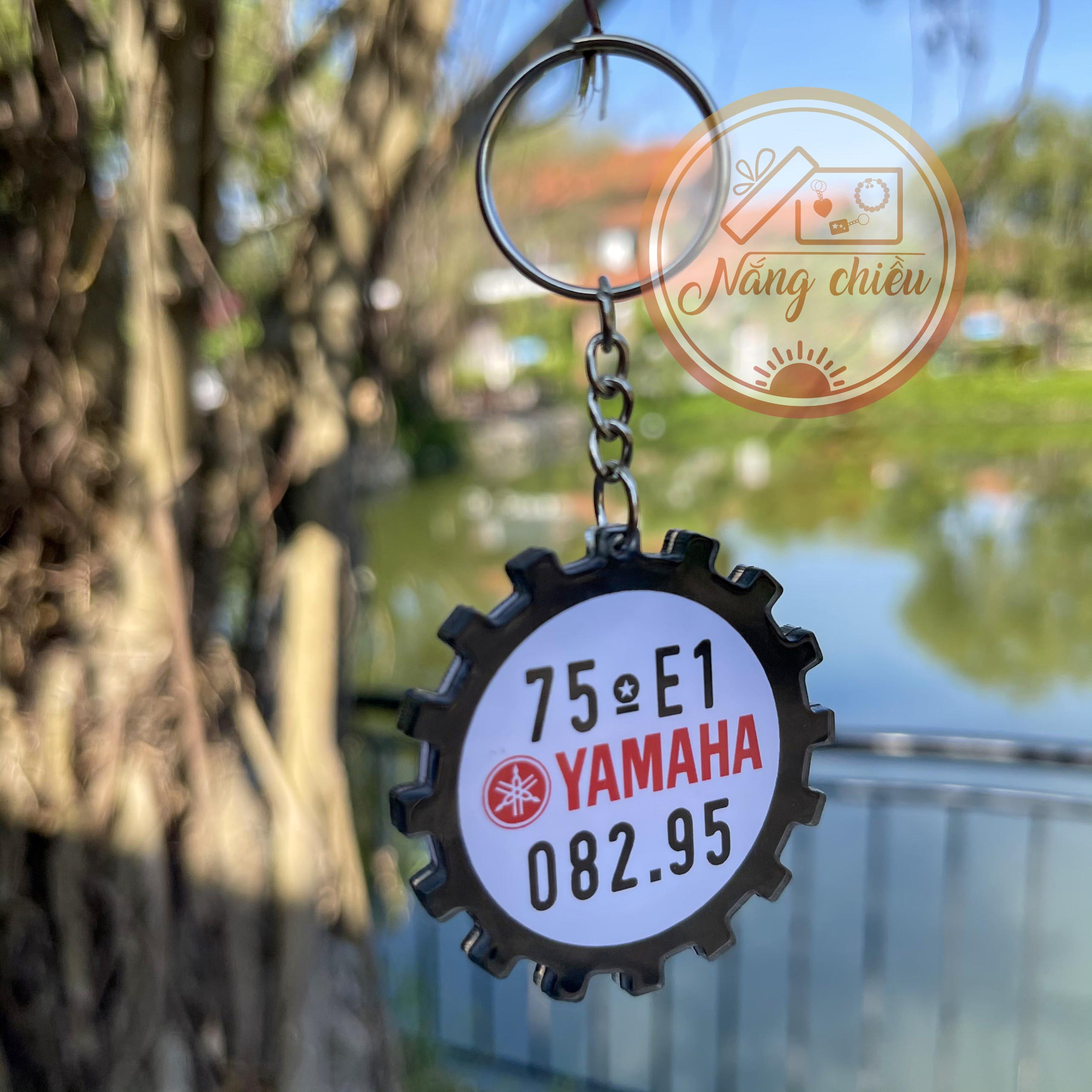 Móc khóa in biển số xe
