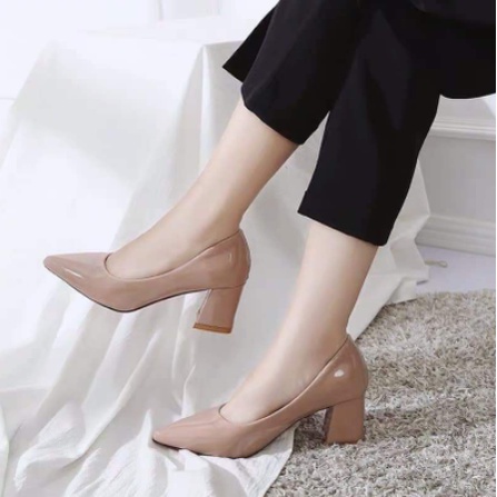 Giày cao gót mũi nhọn công sở sang trọng