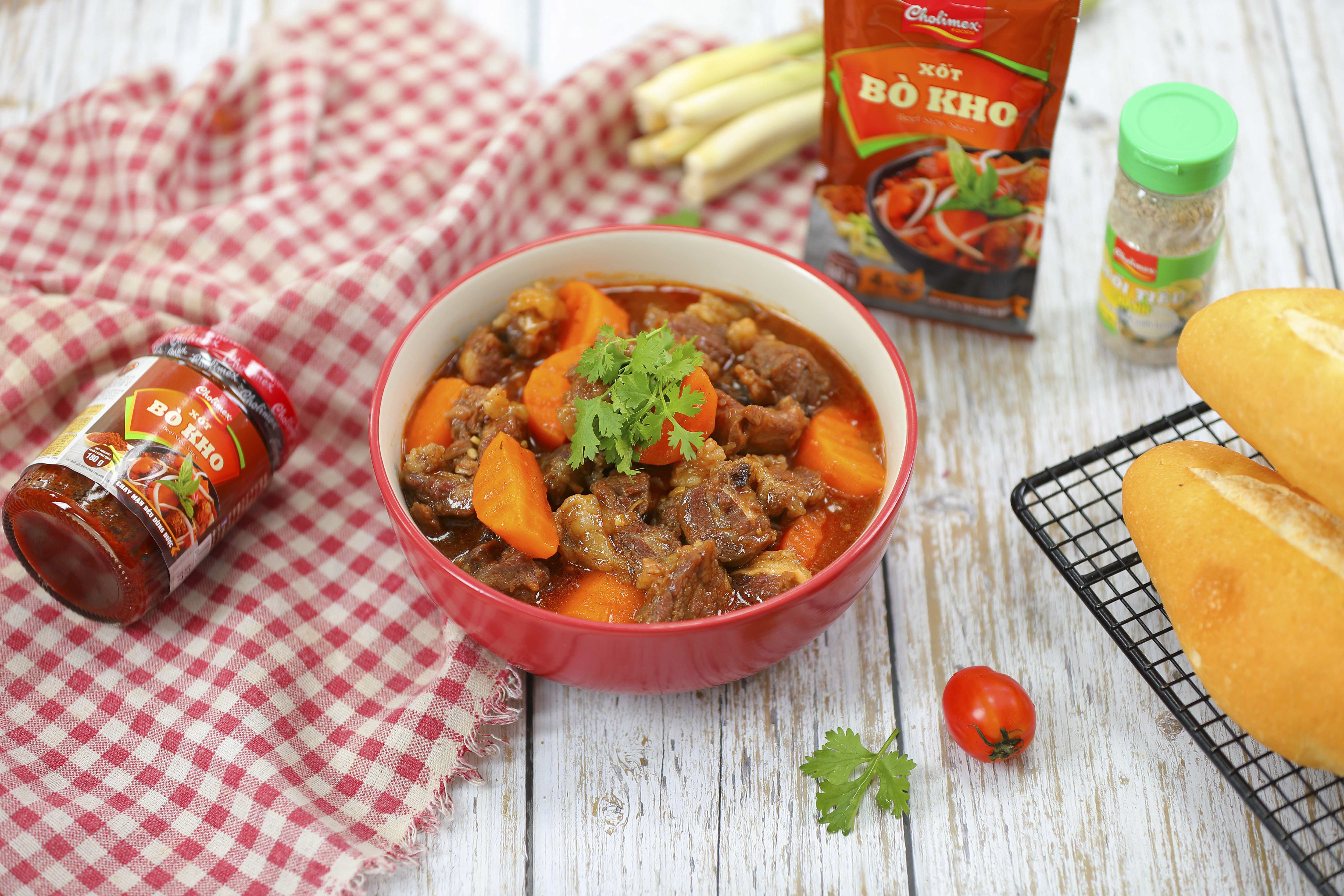 Xốt Bò Kho (Bò xốt vang) Cholimex - hũ 180g
