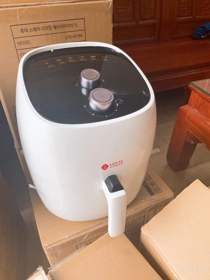 Nồi chiên không dầu Lotte 7l hàn quốc