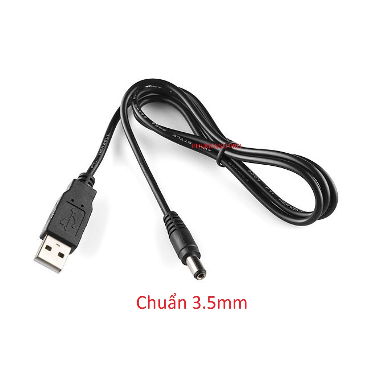 [HCM]Dây cáp nguồn USB đầu tròn chuẩn  3.5mm  5.5mm