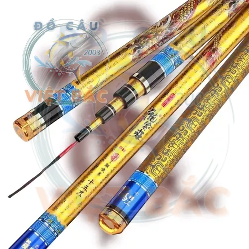 Cần câu tay Gama Seiko độ cứng 6H bản nội địa chuyên câu đơn câu đài tặng kèm ngọn phụ Đồ Câu Việt Bắc