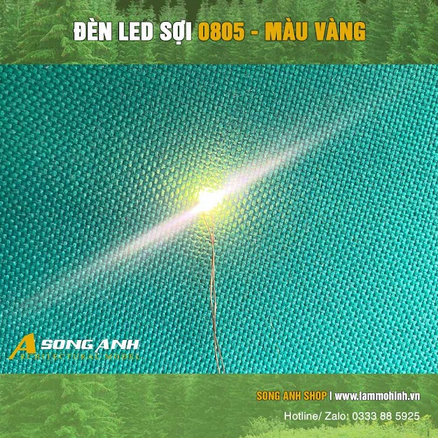 Đèn LED sợi bóng 0603 đã hàn sẵn ( 1 bịch 5 đèn )