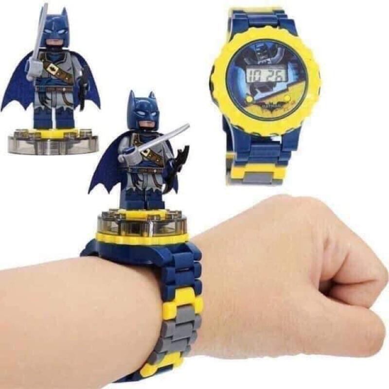 Nơi bán Đồng hồ Lego lắp ráp có hình nhân vật xoay trên mặt đồng hồ dành cho bé trai bé gái