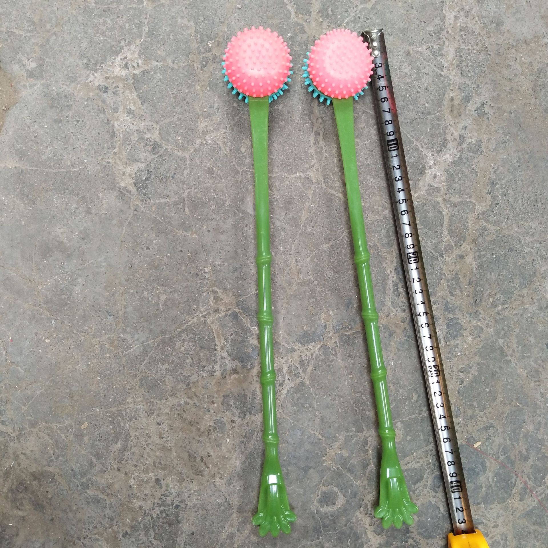 [HCM]Cây đấm bóp gãi lưng 2in1 đốt tre (nhựa giả đá) - Cây đấm lưng