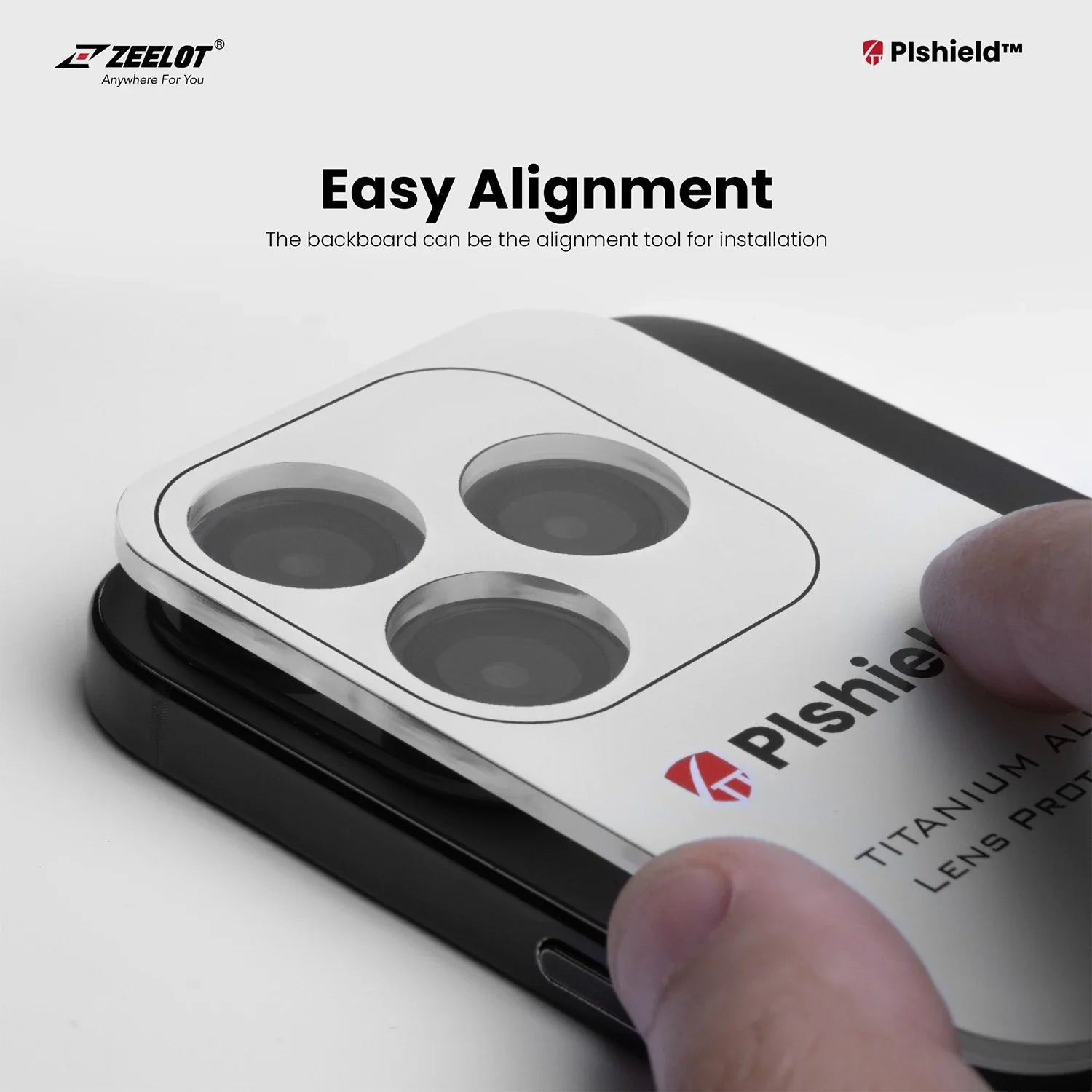 Kính Cường Lực Camera ZEELOT PIshield Titanium iPhone 15 Pro 15 Promax