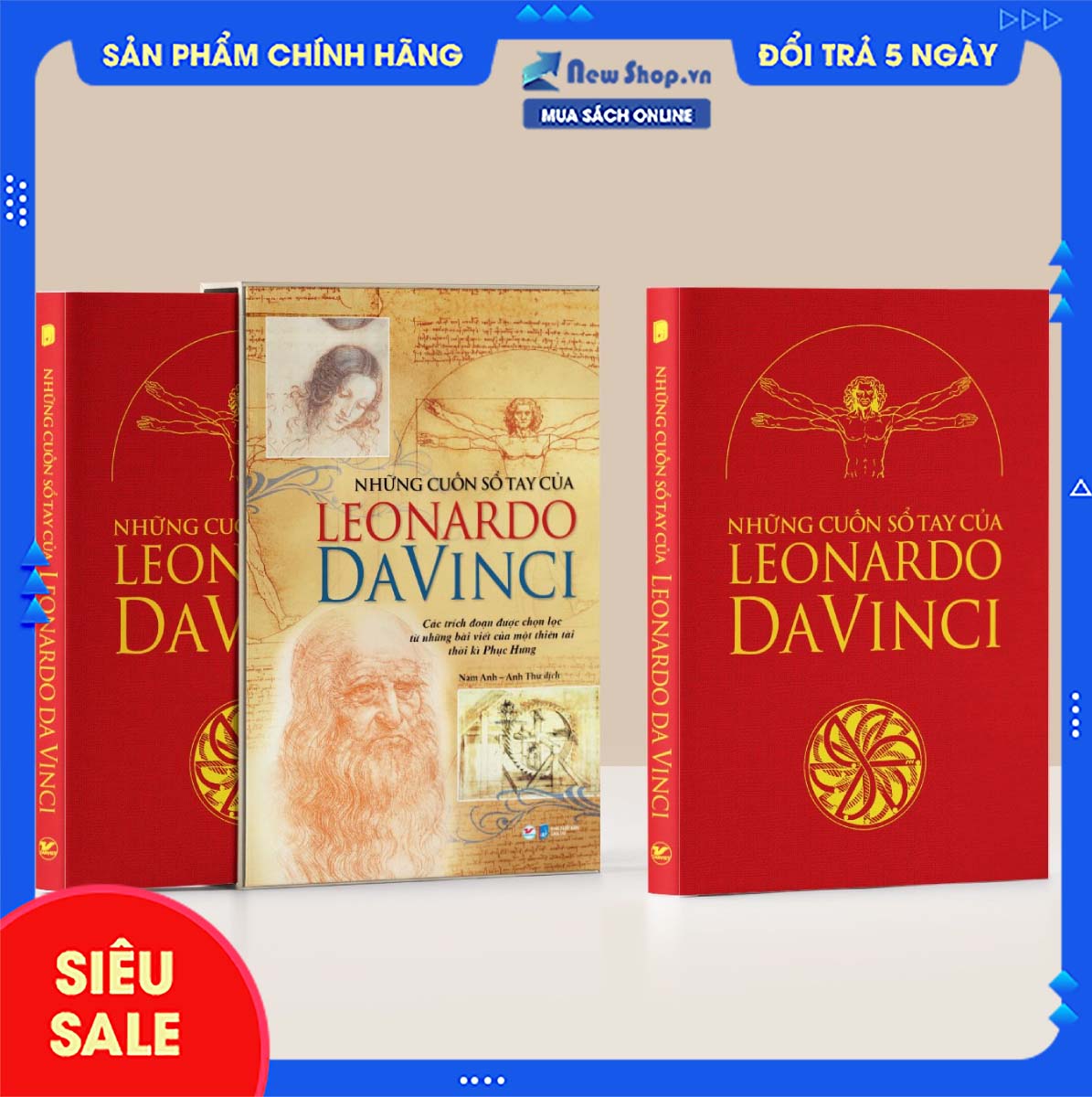 Sách - những cuốn sổ tay của leonardo da vinci - newshop