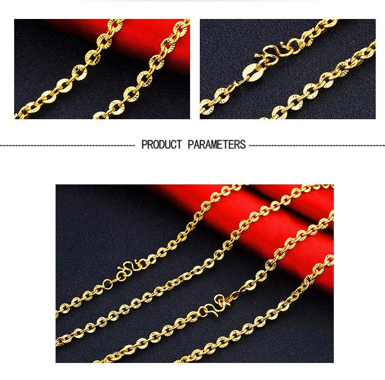 Dây chuyền nữ kiểu xích 24k Cao Cấp - DV04