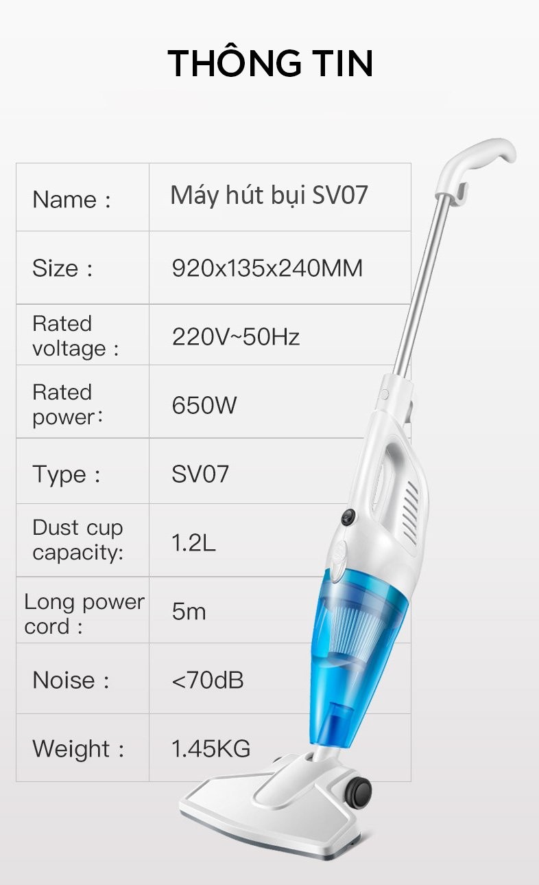 [HCM]Máy hút bụi cầm tay mini Perfect - PF-SV07