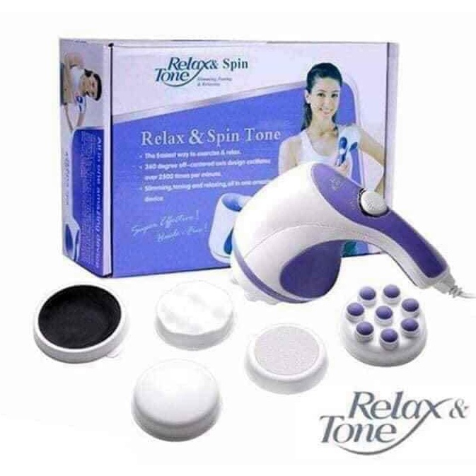 Máy đấm lưng 5 đầu relax and spin siêu tiện dụng