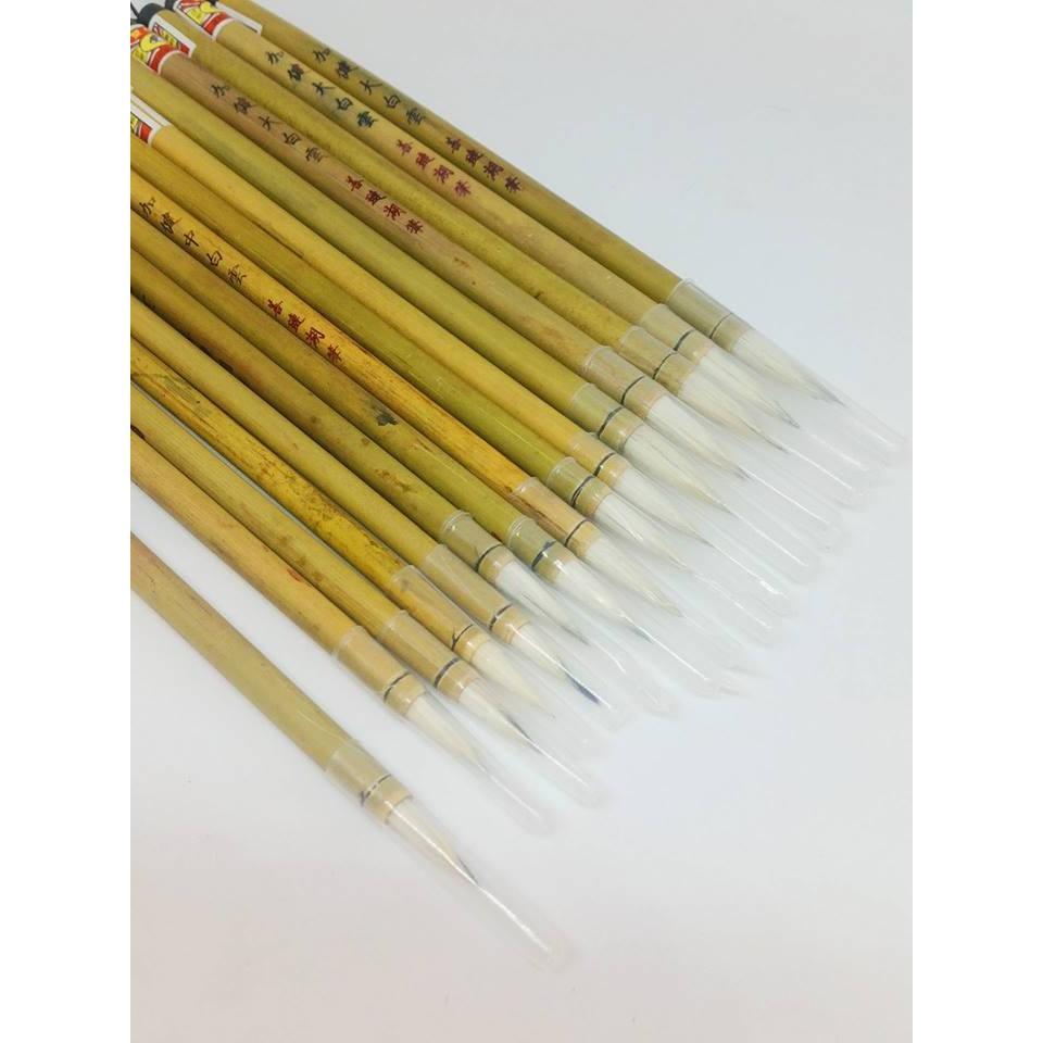 Cọ thư pháp  bút lông thư pháp bạch vân