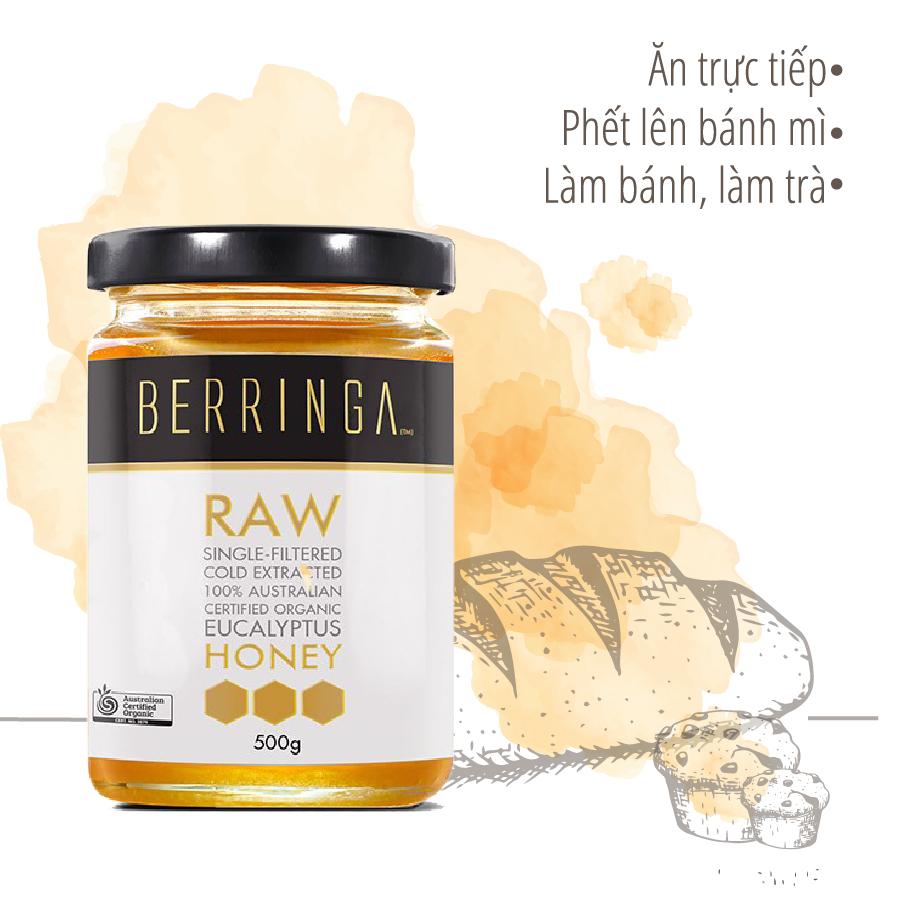 Mật ong BERRINGA RAW 500g