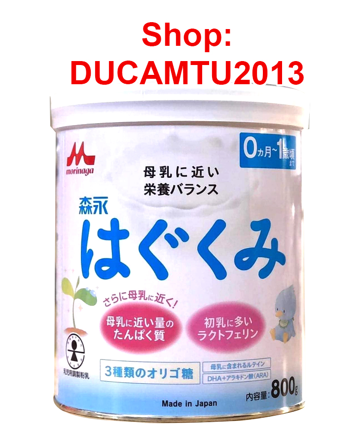 Sữa Morinaga Nhật số 0-1 800g HSD 1-2025